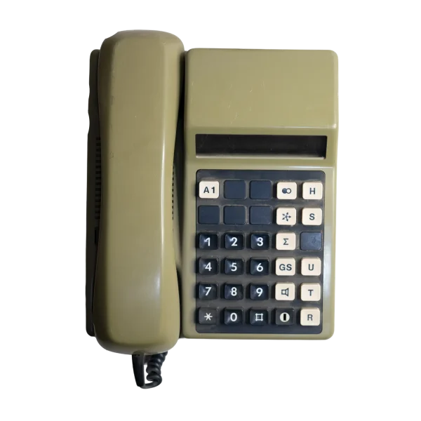 Olive Green Push Buttons Telephone