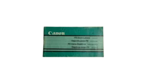 Canon FD Zoom Lenses Manual Guide 1981