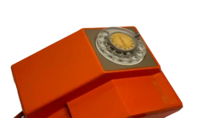 Orange Rotary Telephone - Image 9