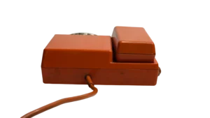 Orange Rotary Telephone - Image 13