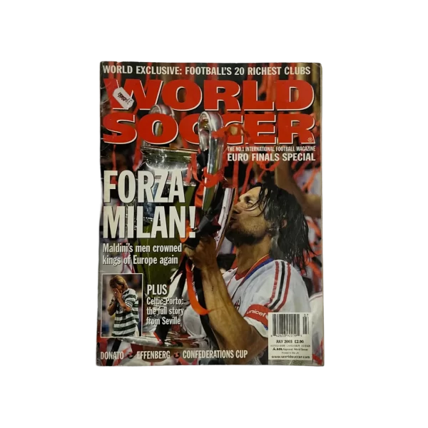 AC Milan Champions League Winners – World Soccer Magazine 2003