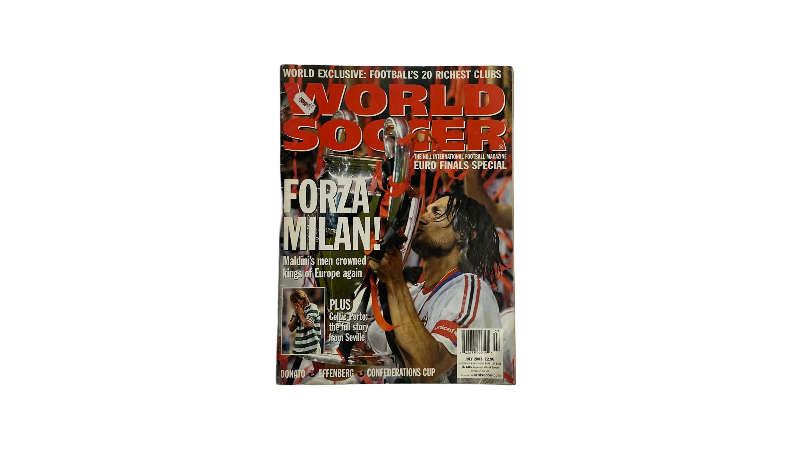 IMG_5881 AC Milan Champions League Winners – World Soccer Magazine 2003 - Image 1
