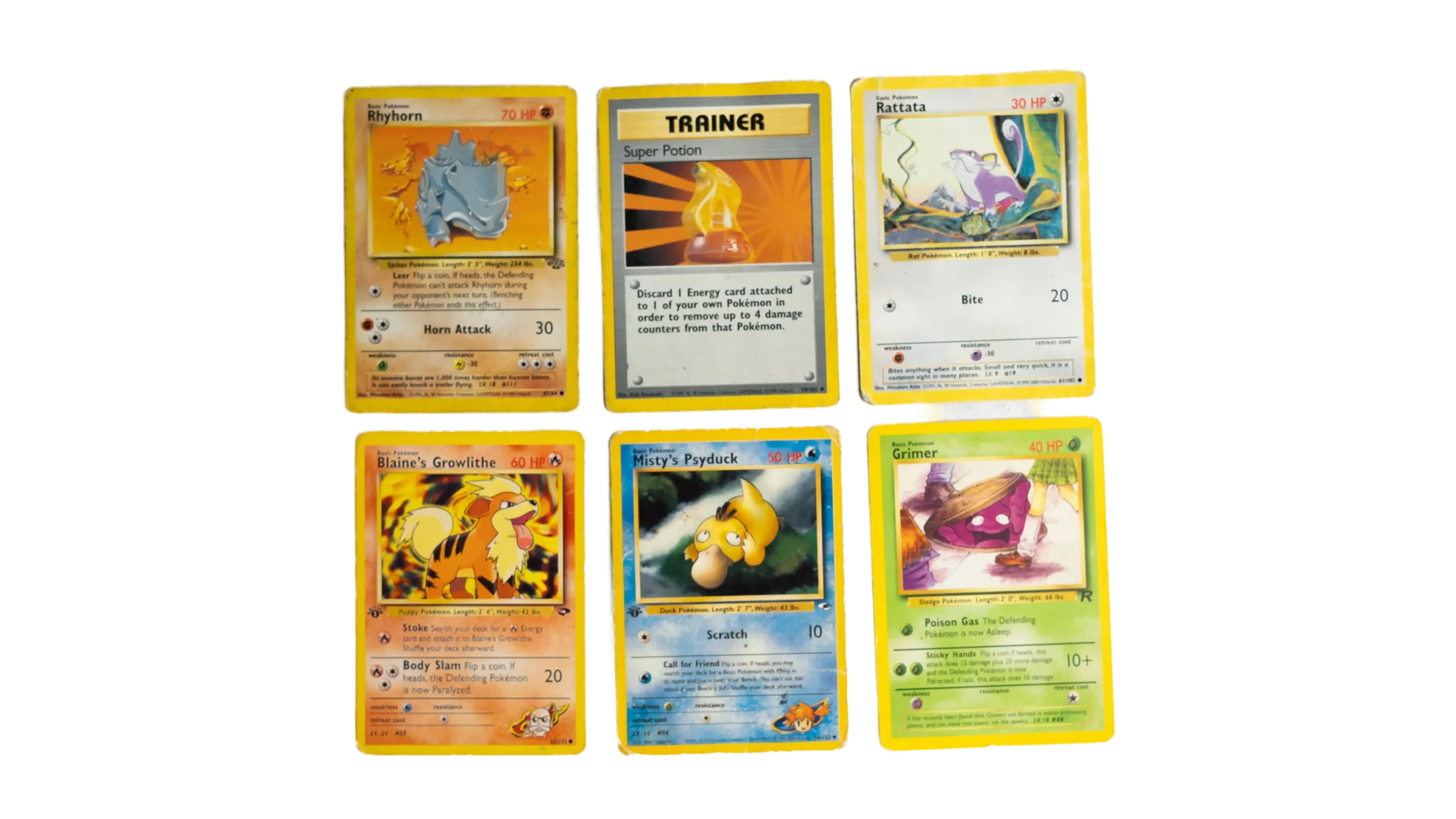 DSC00877-2-311 6 Pokémon Trading Cards - Image 1