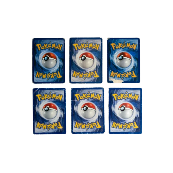 6 Pokémon Trading Cards