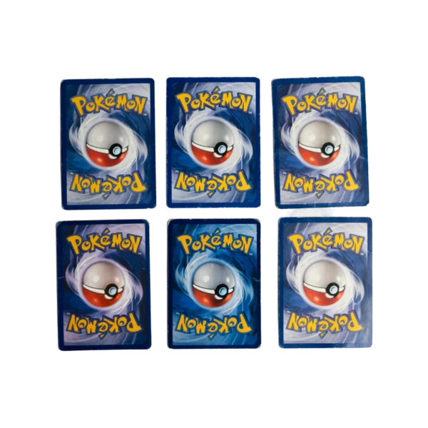 6 Pokémon Trading Cards