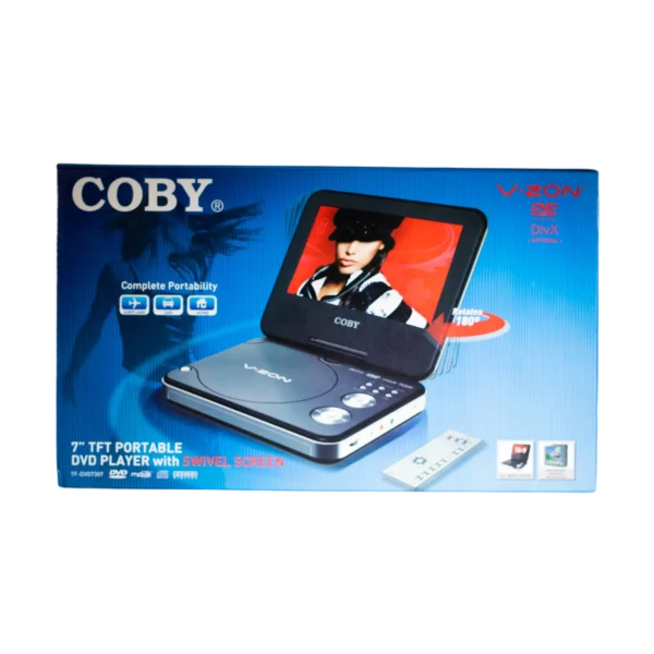 7" Coby Portable DVD Player DVD7307