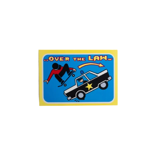 Over The Law Sticker