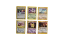 6 Pokémon Trading Cards