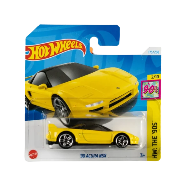 Hot Wheels Yellow 1990 Acura NSX