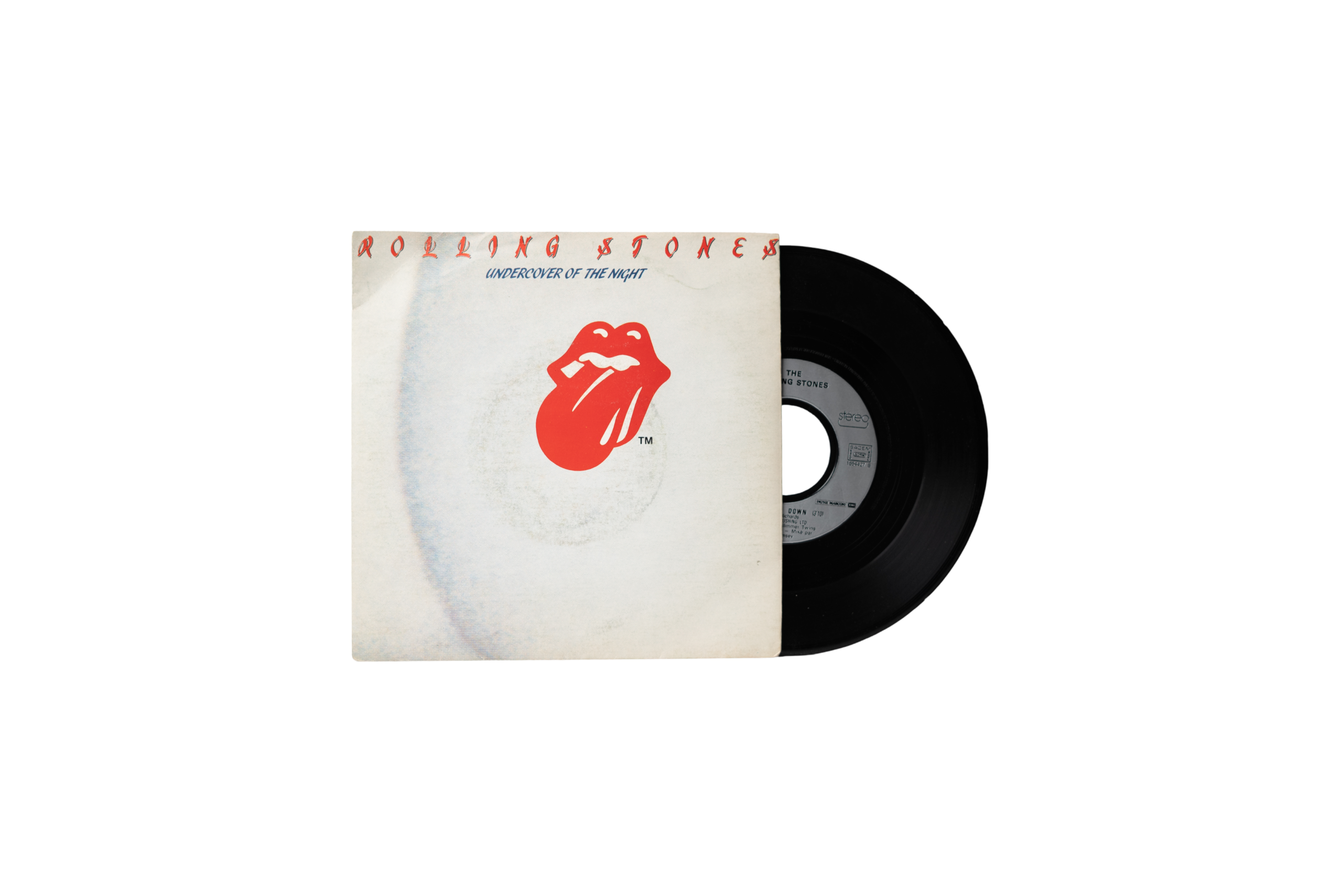 DSC07236-56 Rolling Stones Undercover Of The Night 7" Vinyl - Image 1