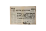 Indira Gandhi Assassination Newspaper 1984