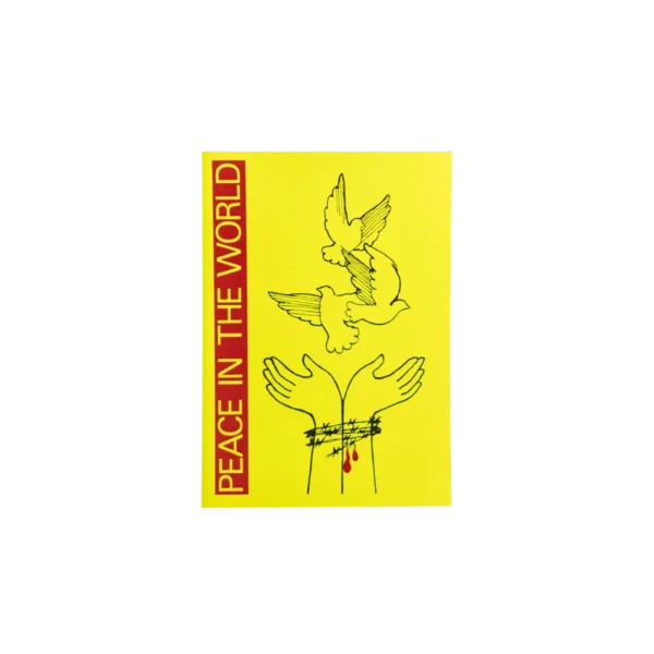 Peace In The World Panini Sticker
