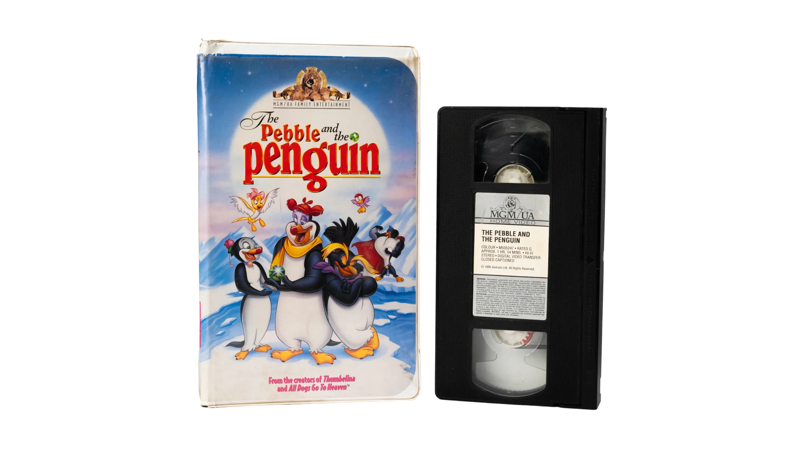DSC08372-95 The Pebble and The Penguin 1995 VHS - Image 1