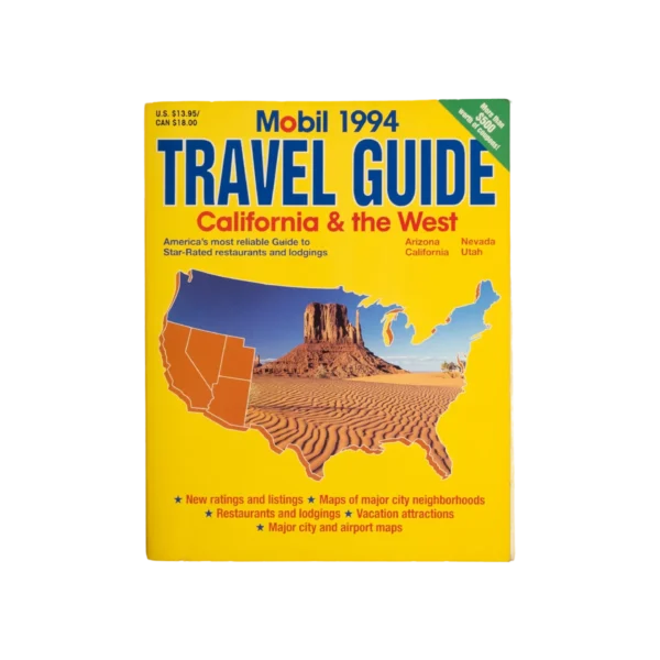 Mobil Travel Guide: California & The West 1994