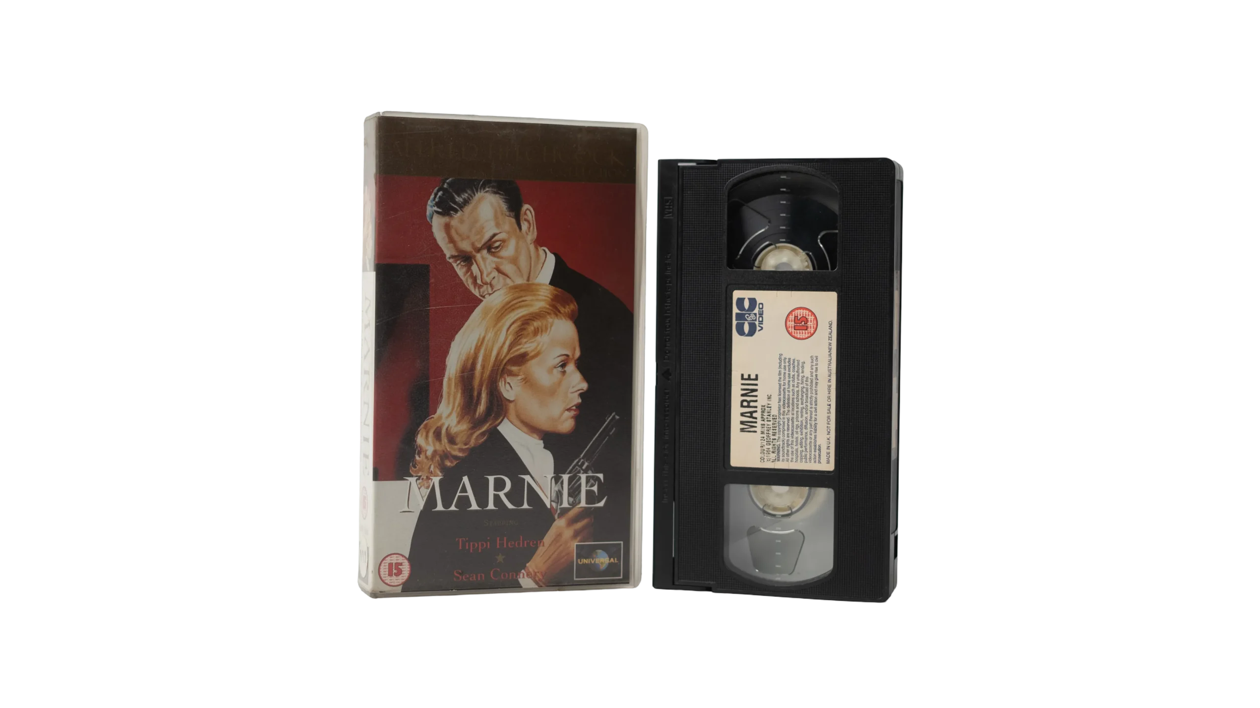 DSC00382-68 Alfred Hitchcock Marnie VHS Movie - Image 1