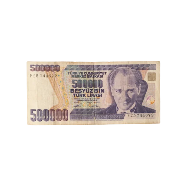500,000 Turkish Lira Notes 1997