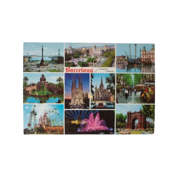 Barcelona City Postal Card 90s