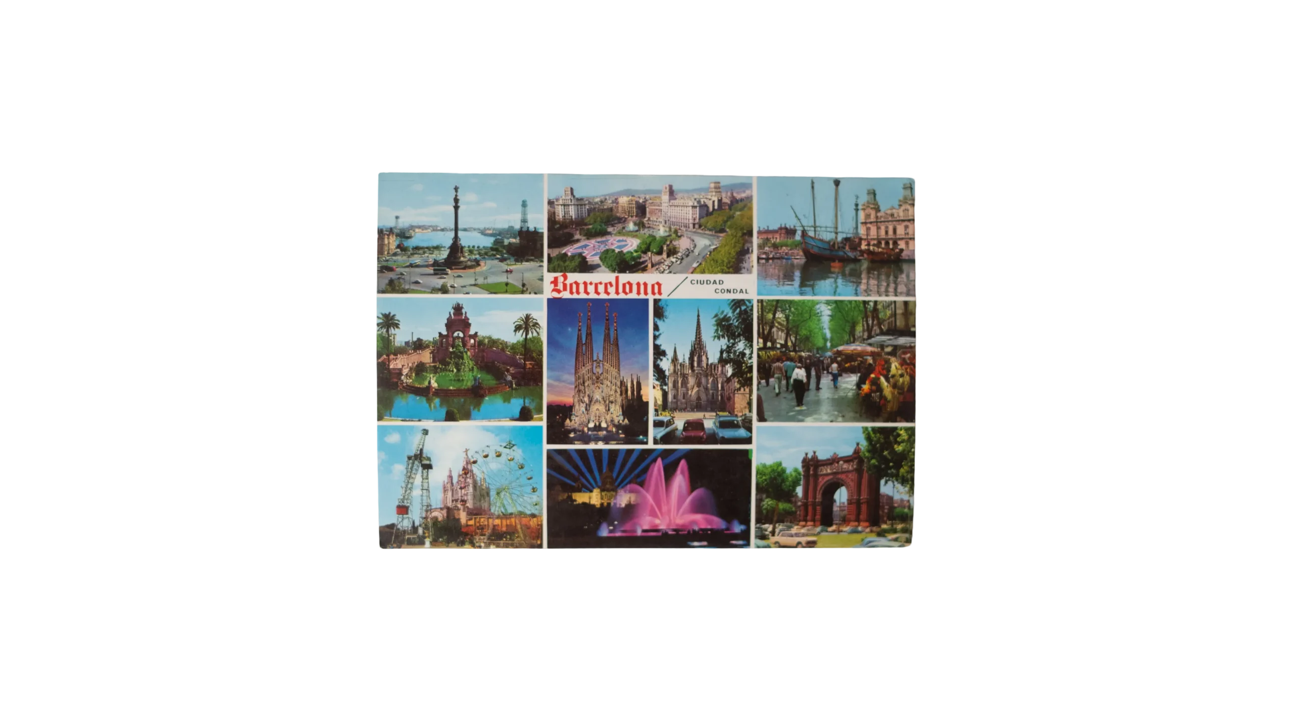 DSC01592-21 Barcelona City Postal Card 90s - Image 1