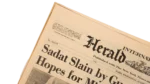 Sadat Assassination Newspaper 1981 - Image 2
