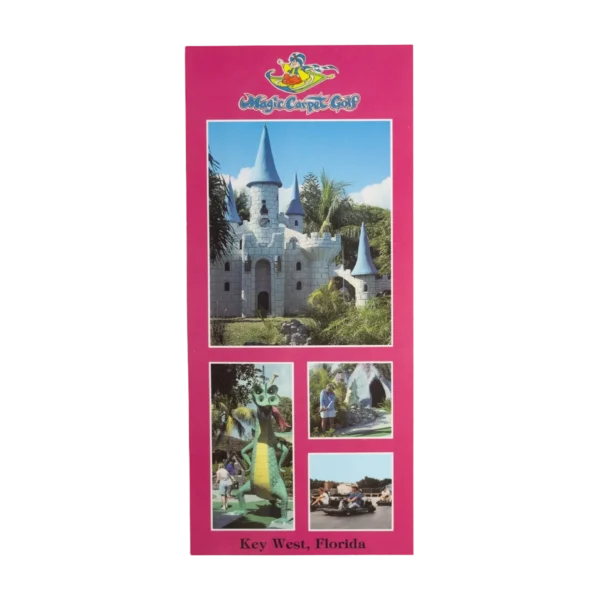 Magic Carpet Golf Postal Card