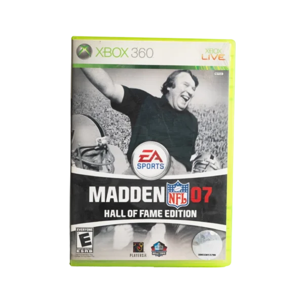 Madden NFL 07 Xbox 360 Hall of Fame Edition