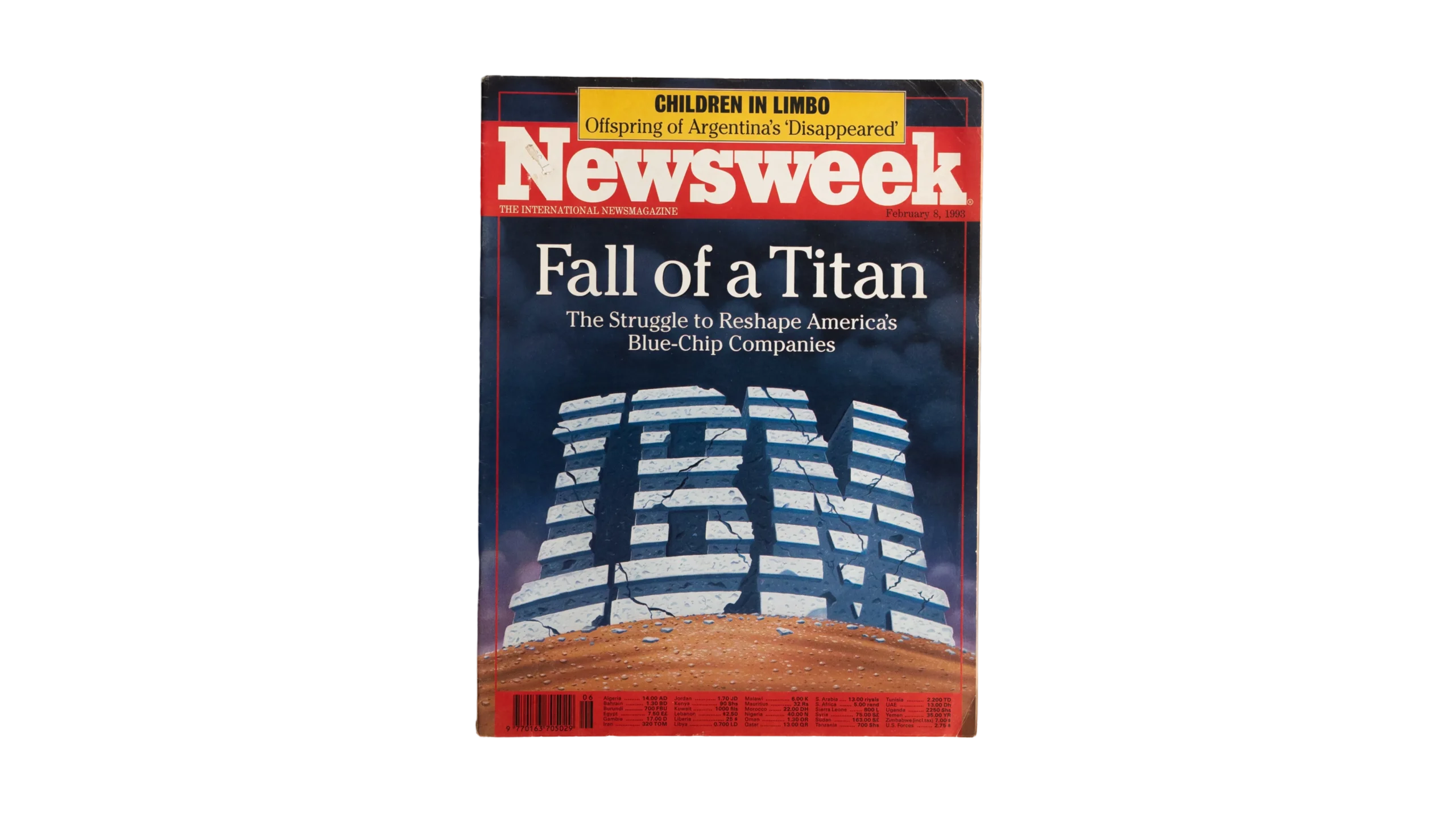 DSC00309 Fall of a Titan IBM Newsweek Magazine 1993 - Image 1