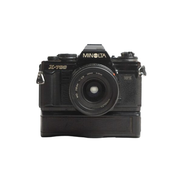 Minolta X-700 SLR Camera with Auto Winder & 28mm MD F/2.8 Lens