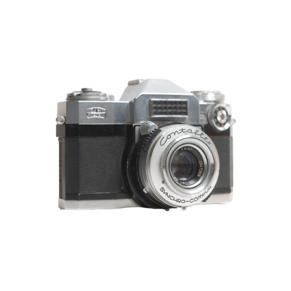 Zeis Ikon Contaflex 35mm SLR Film Camera With Carl Zeiss Tessar 50mm f/2.8 LENS