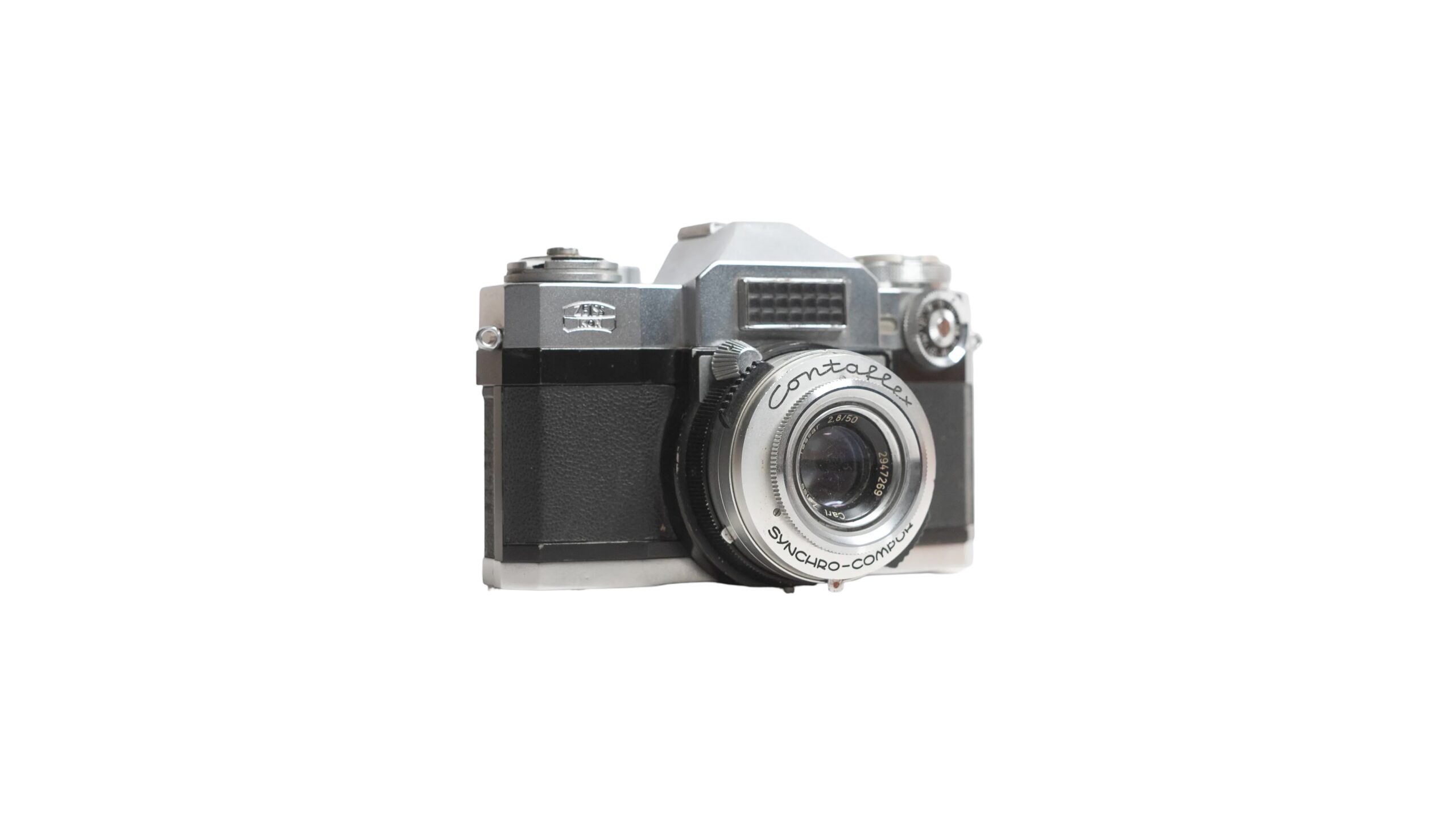 DSC06537 Zeis Ikon Contaflex 35mm SLR Film Camera With Carl Zeiss Tessar 50mm f/2.8 LENS - Image 1