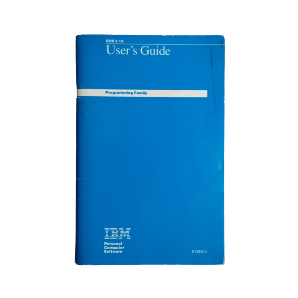 IBM DOS 3.10 User Guide