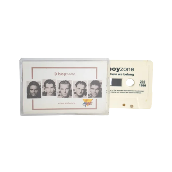 Boyzone Where We Belong Cassette Tape