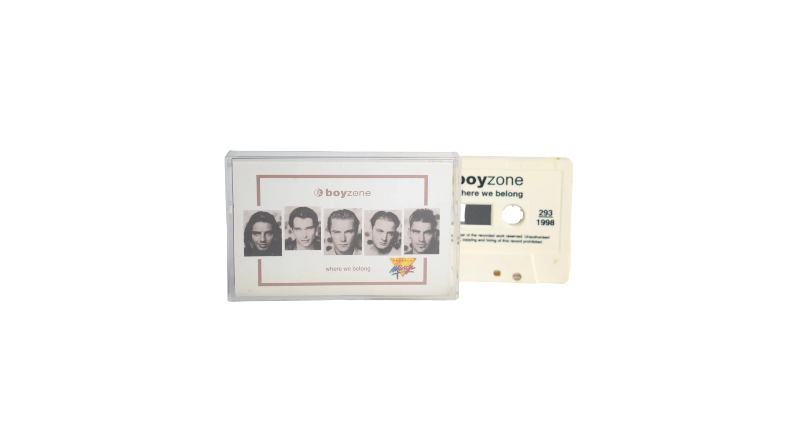 DSC08802 Boyzone Where We Belong Cassette Tape - Image 1