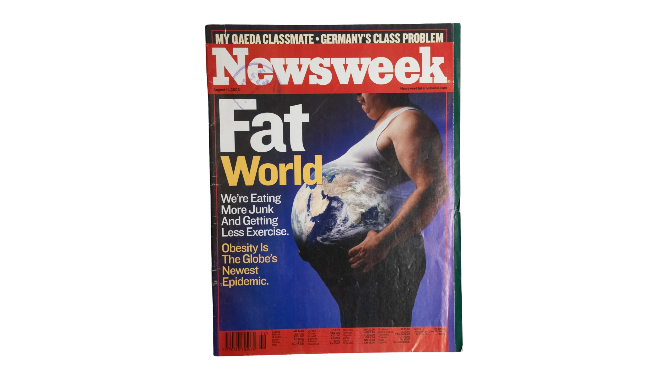 DSC09302 Fat World Newsweek Magazine 2003 - Image 1