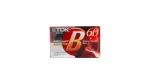 TDK B 60 Blank Audio Cassette Tape