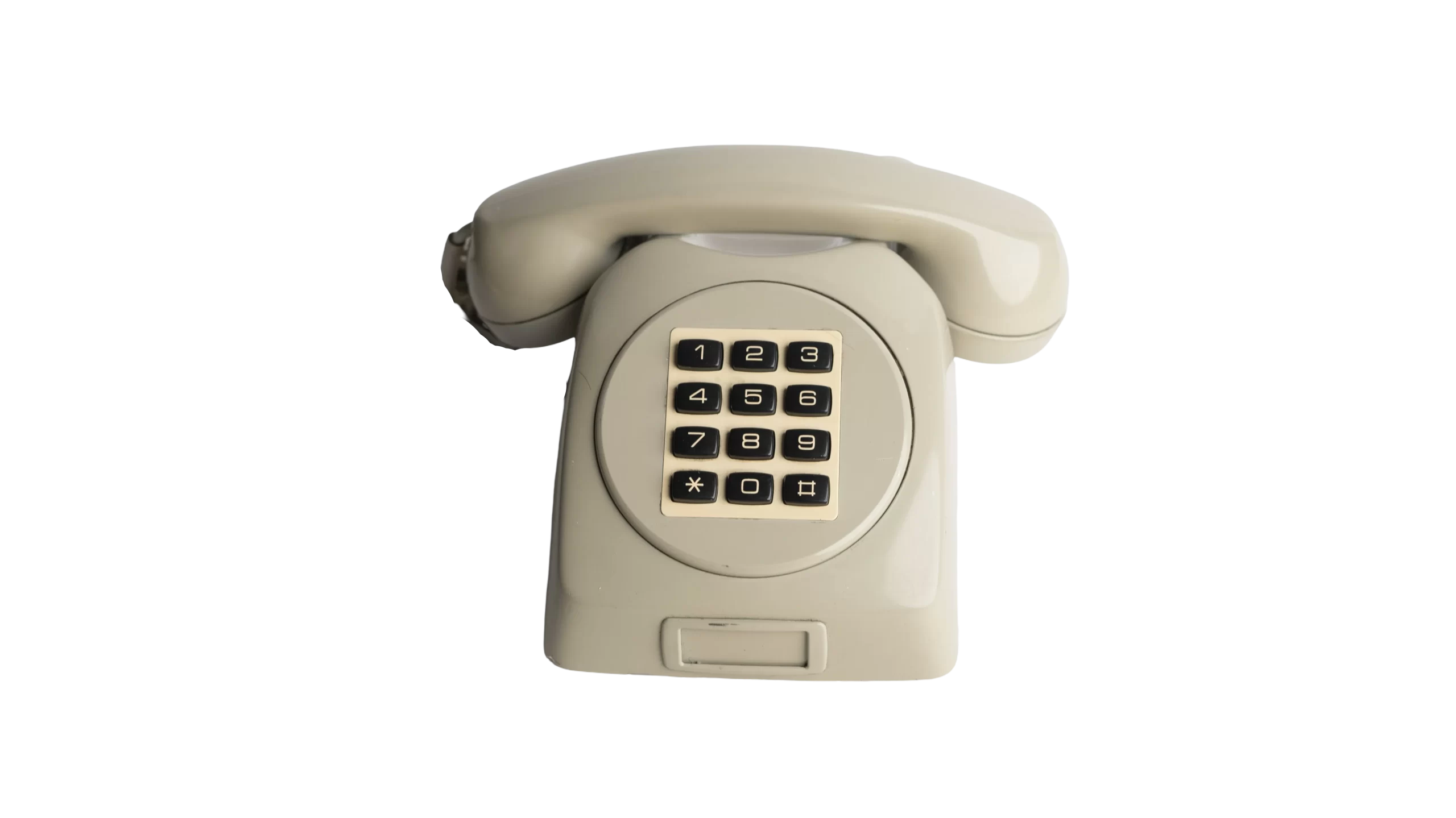 DSC01299 80s Dial Button Telephone - Image 1