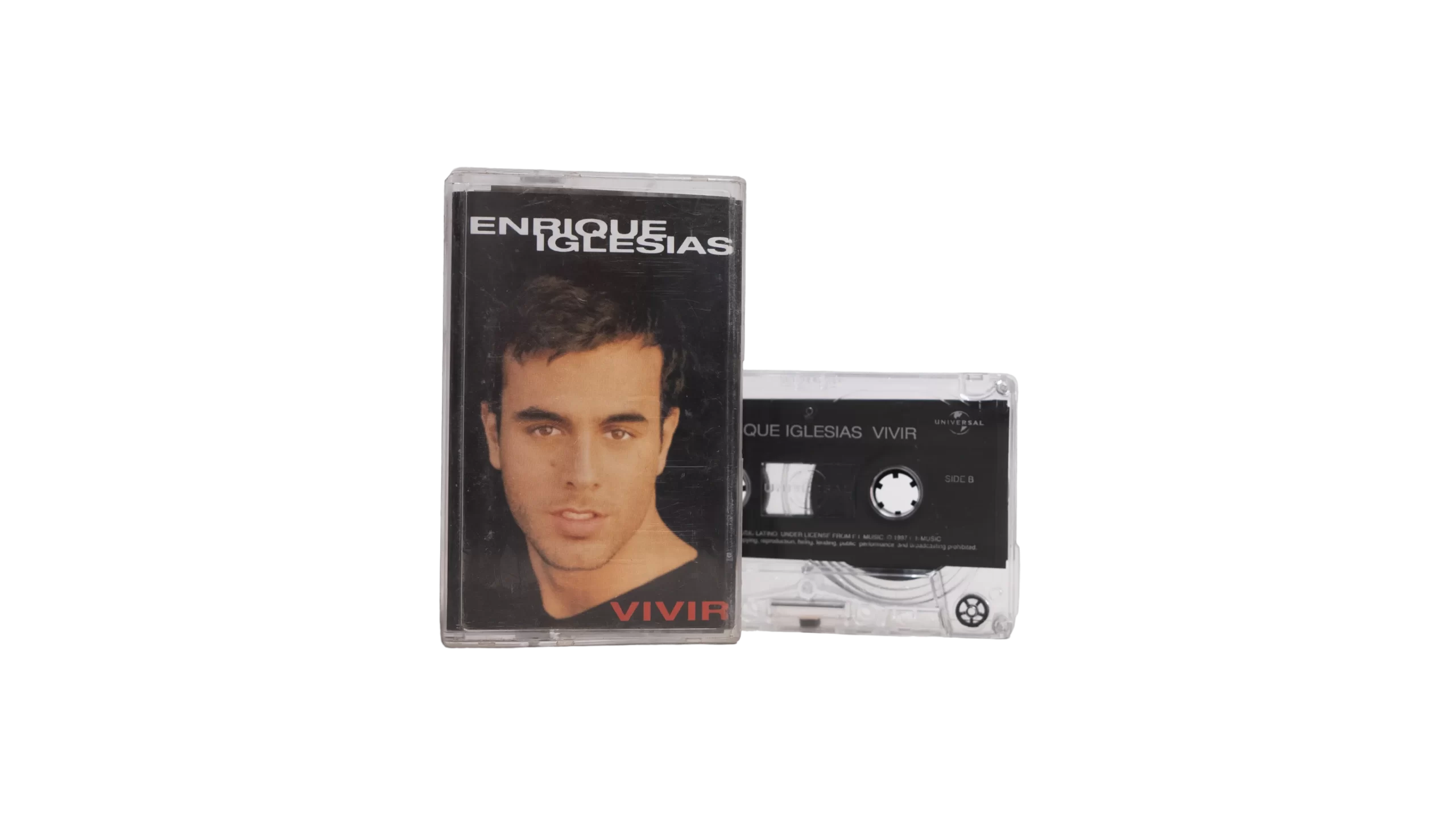 DSC01702 Enrique Iglesias – Vivir Cassette Tape - Image 1