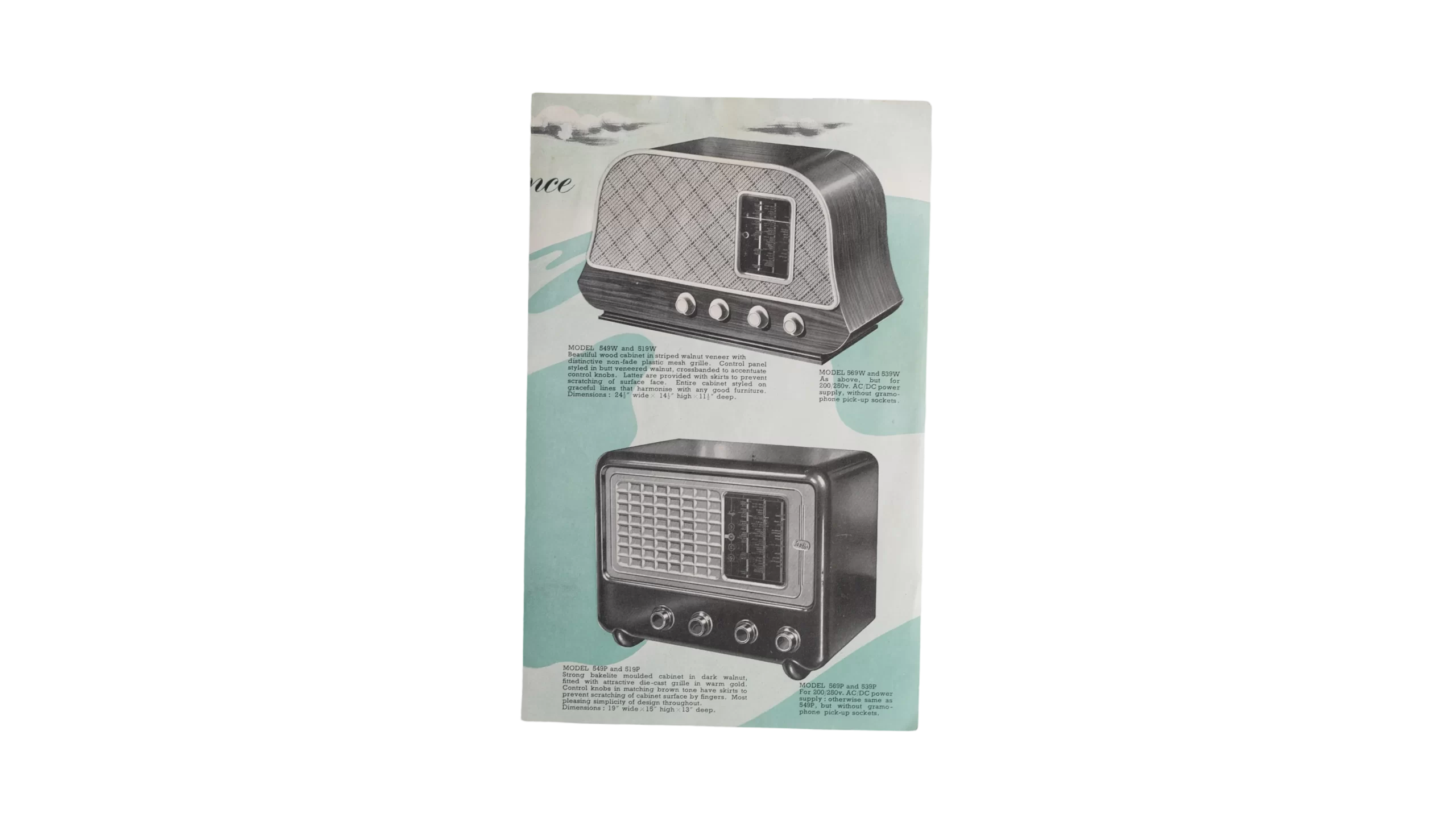 DSC01873 1950's Sobell Radio Manual - Image 1