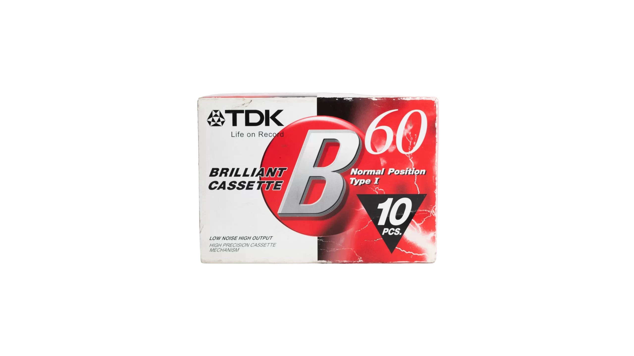 DSC02361 Ten TDK B 60 Blank Audio Cassette Tapes - Image 1