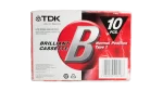 Ten TDK B 60 Blank Audio Cassette Tapes - Image 2