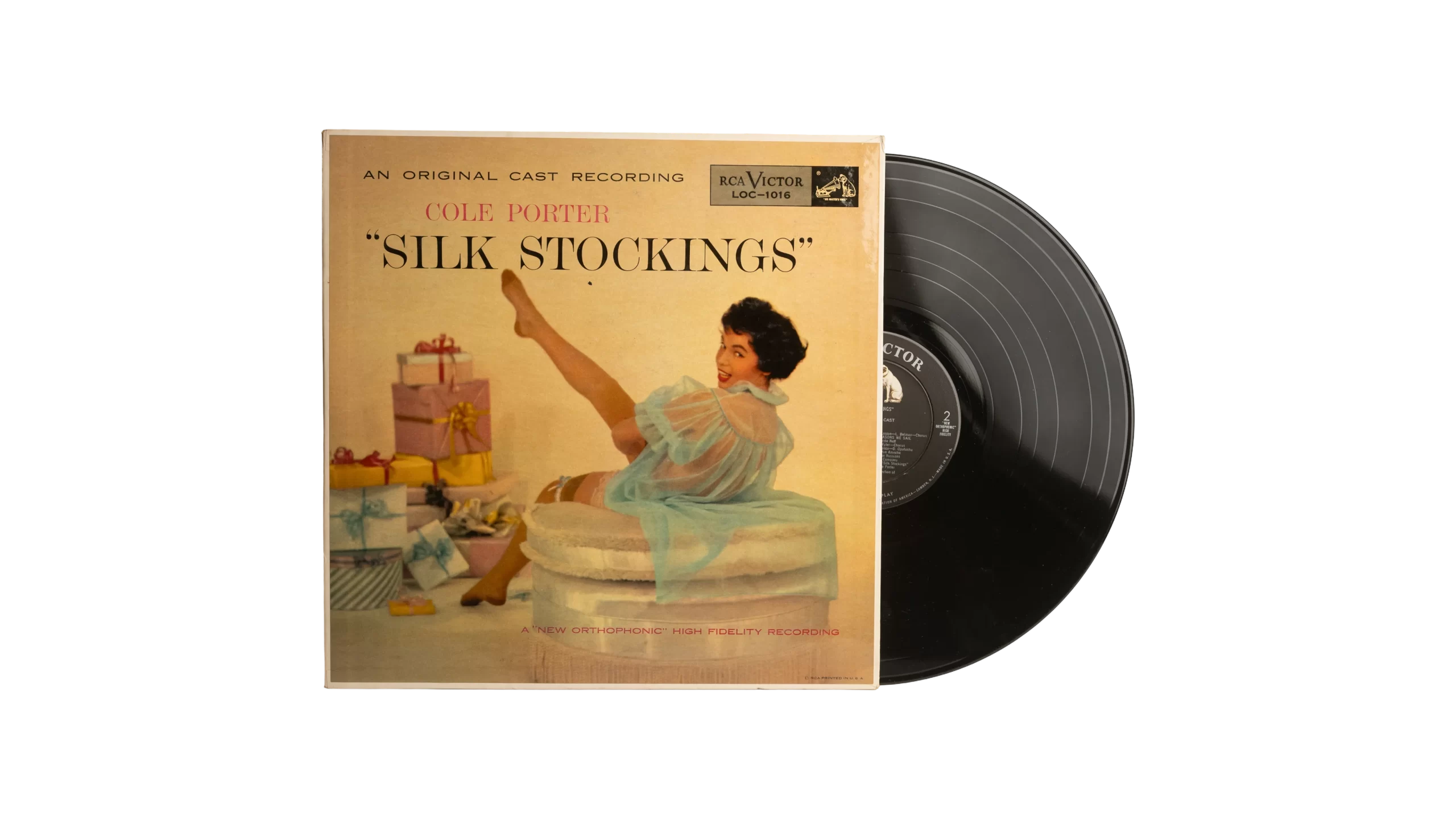 DSC02588 Cole Porter – Silk Stockings An Original Cast Recording 12″ Vinyl - Image 1