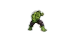 The Invincible Hulk Sticker