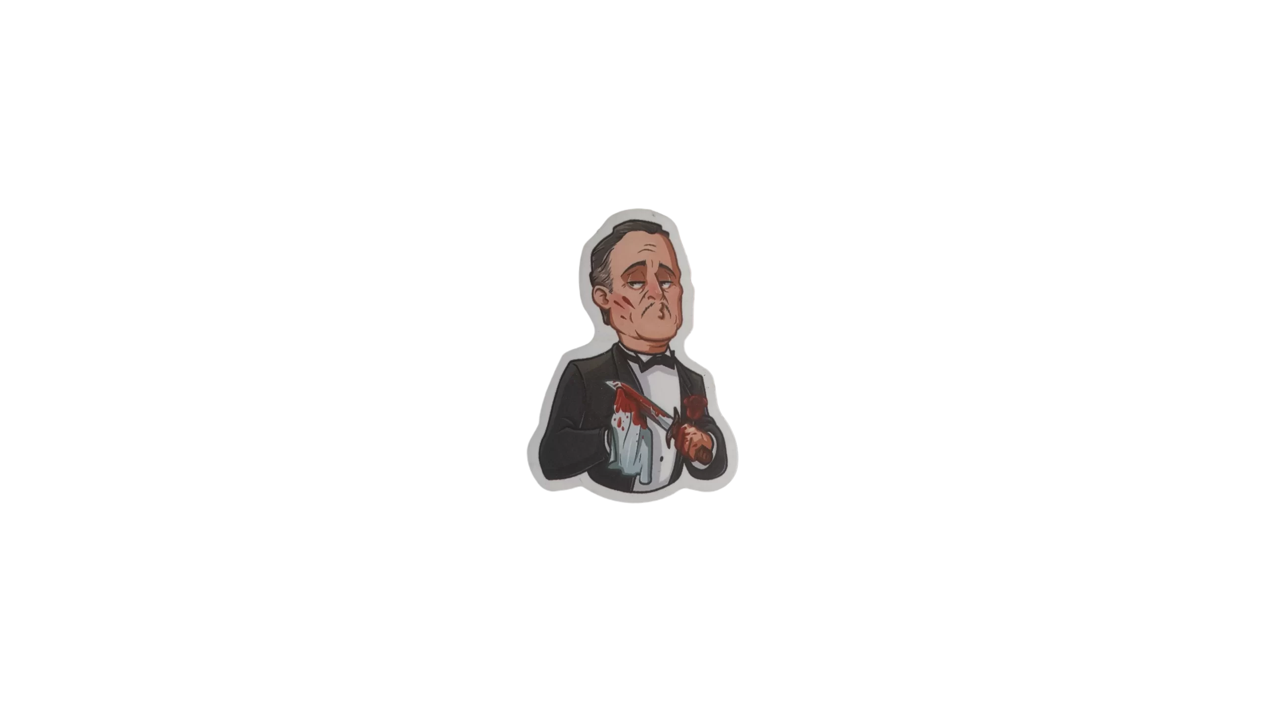 DSC03288 Don Corleone Sticker - Image 1