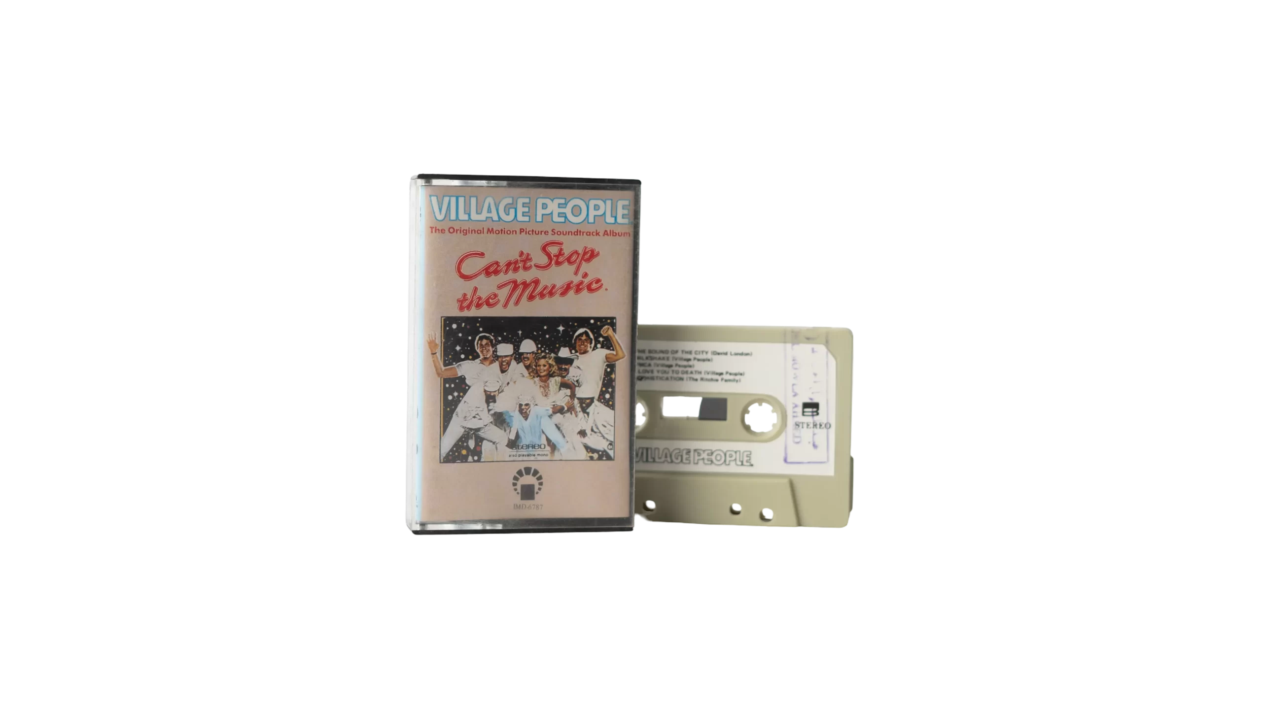 DSC03422 Village People – Can't Stop The Music Cassette Tape - Image 1