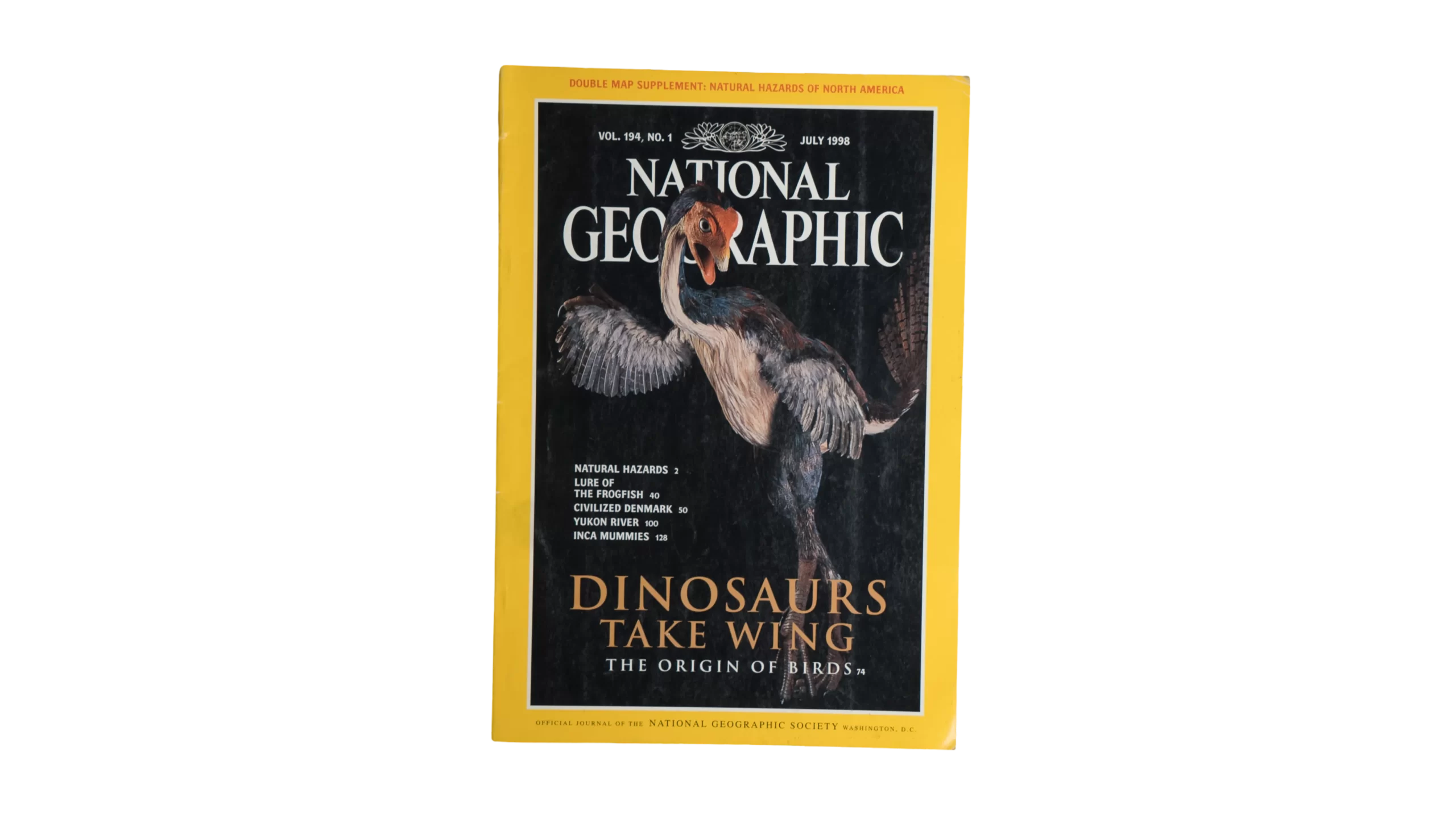 DSC09228 Dinosaurs Take Wing – National Geographic Magazine / 1998 - Image 1