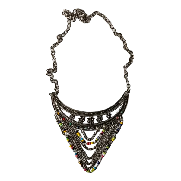 Beaded Fringe Necklace