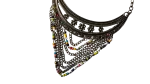 Beaded Fringe Necklace - Image 2