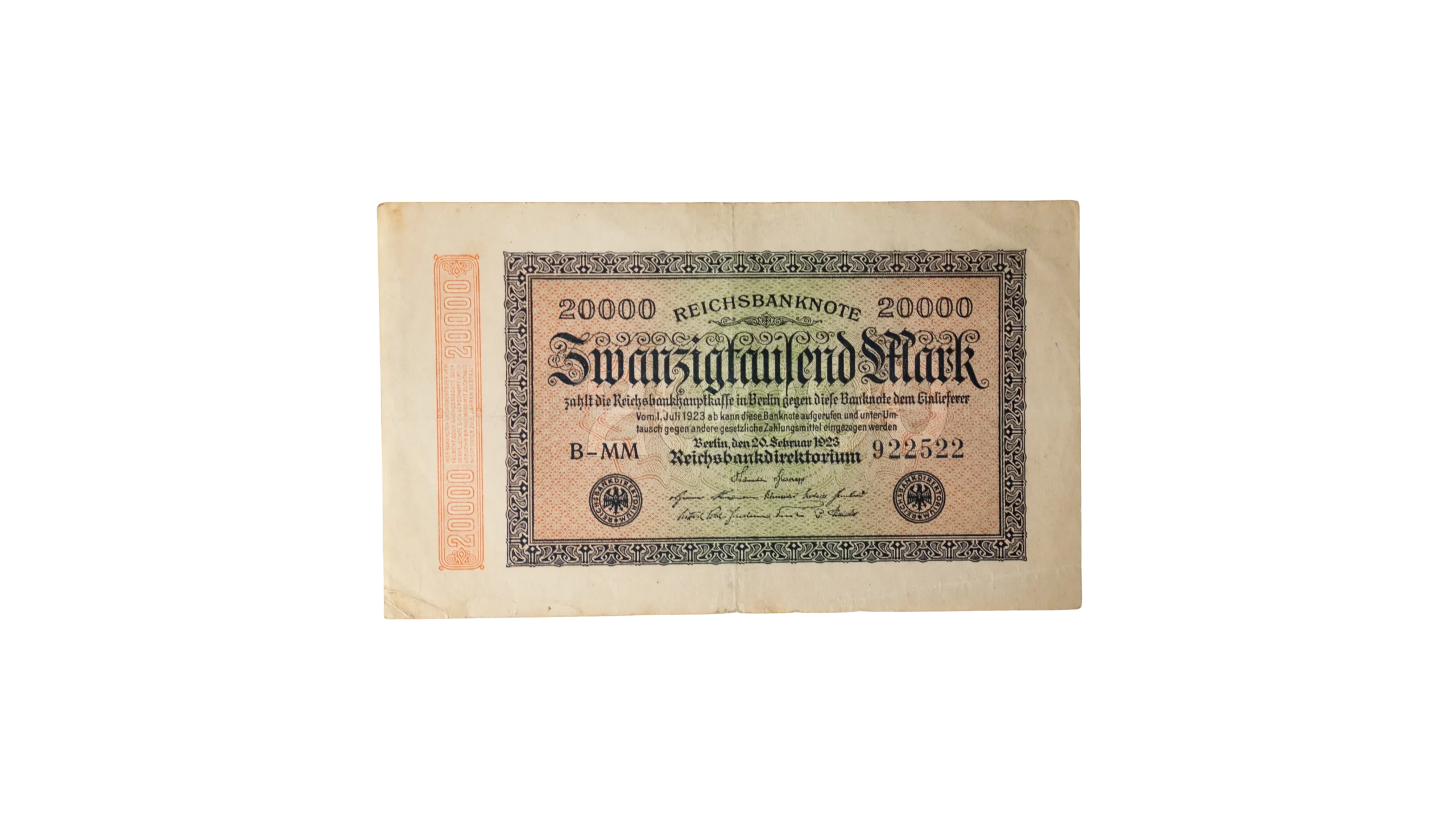 DSC04927 1923 Mark banknote - Image 1