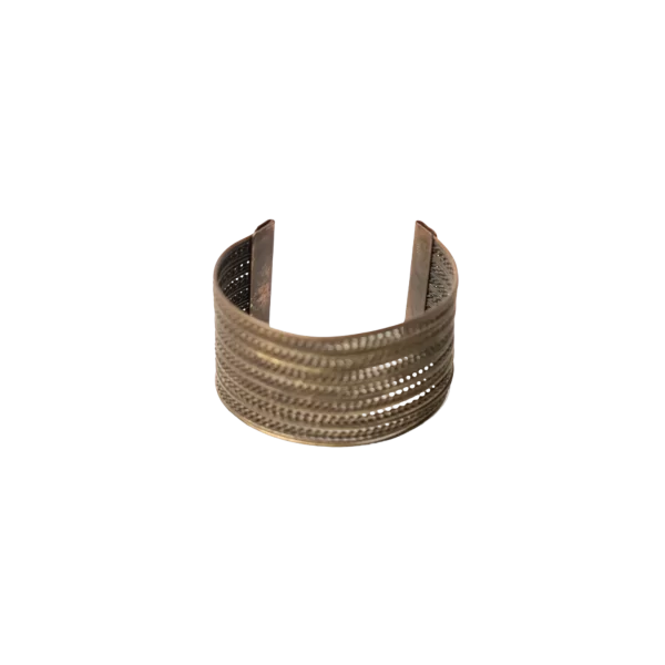 80s Brass Cuff Bracelet