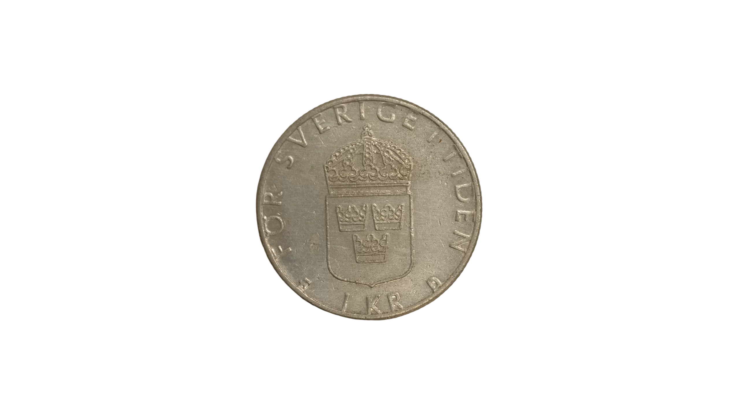 DSC06085 1990 Sweedish Krona Coin - Image 1