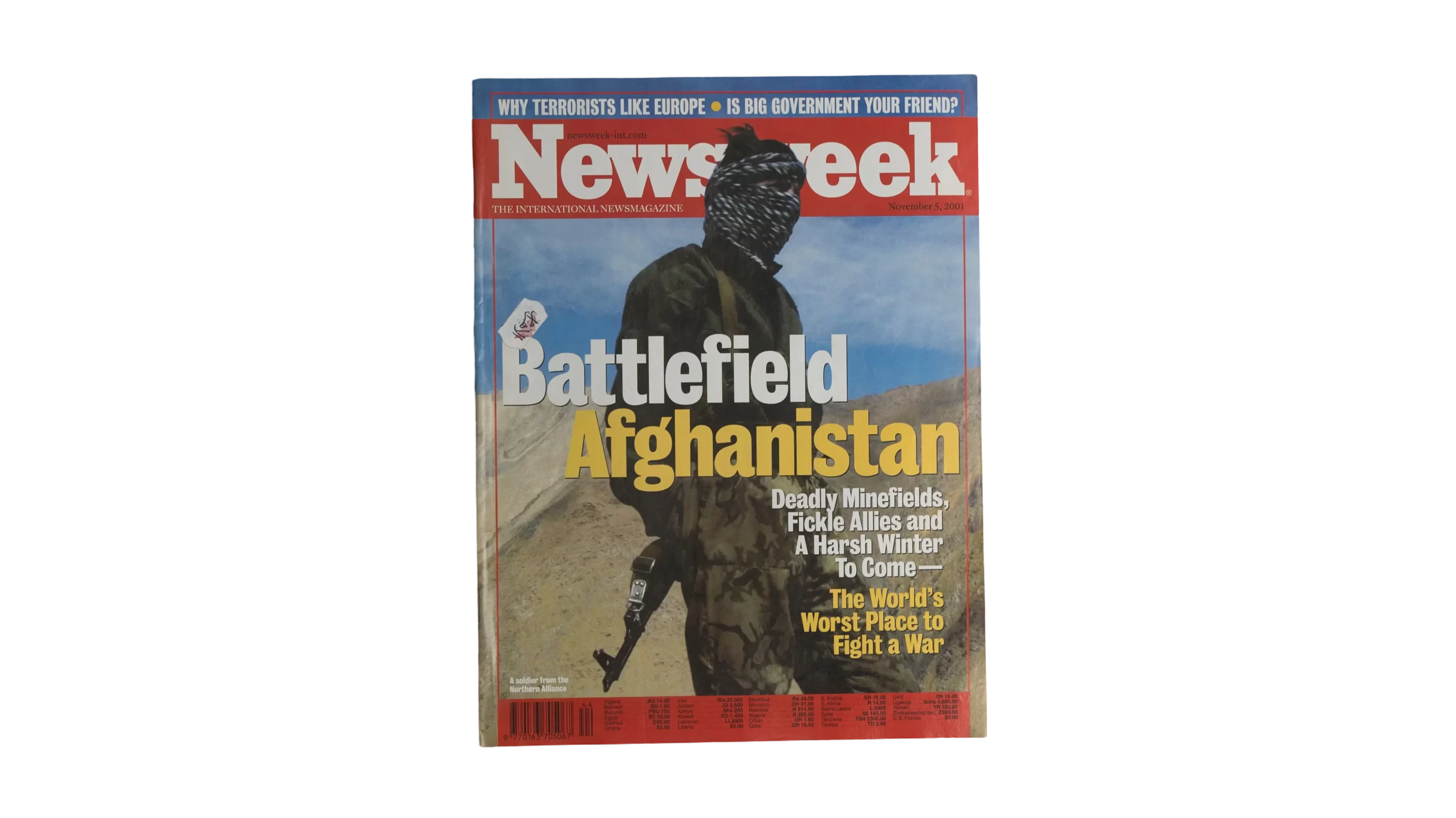 DSC04156 Battlefield Afghanistan Newsweek Magazine 2001 - Image 1